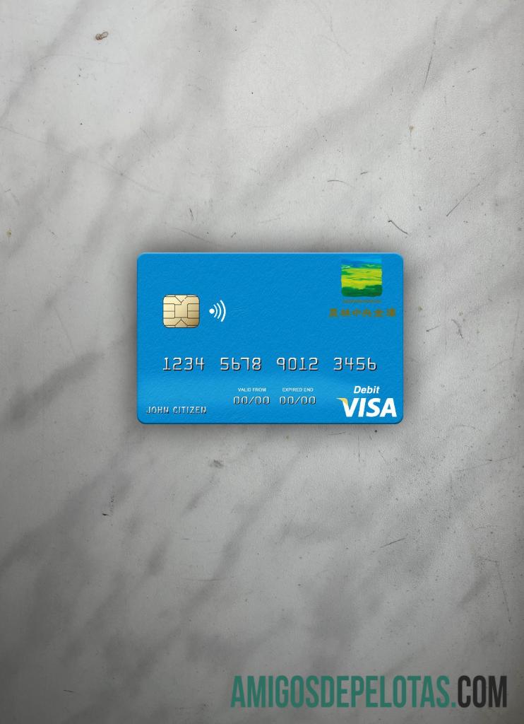 Cartão de débito Visa do Japão Norinchukin Bank Photolook Front baixar para verificação